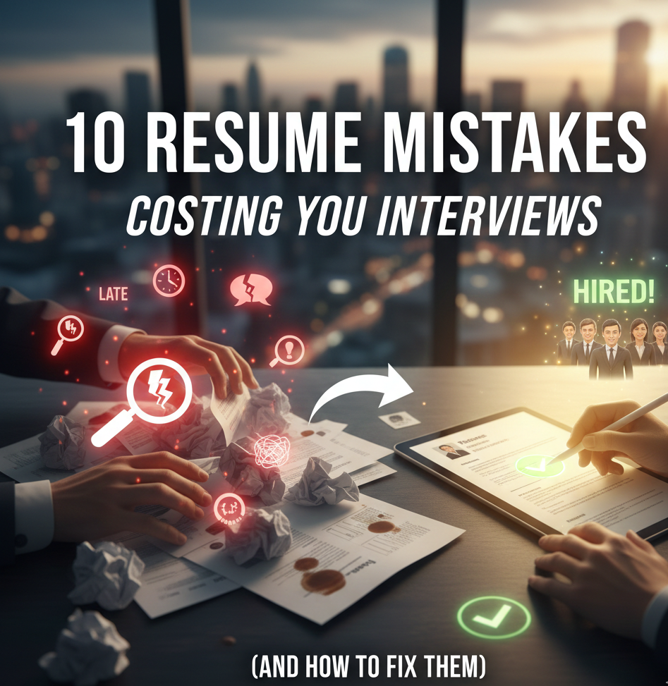 10 Resume Mistakes That Are Costing You Interviews (And How to Fix Them