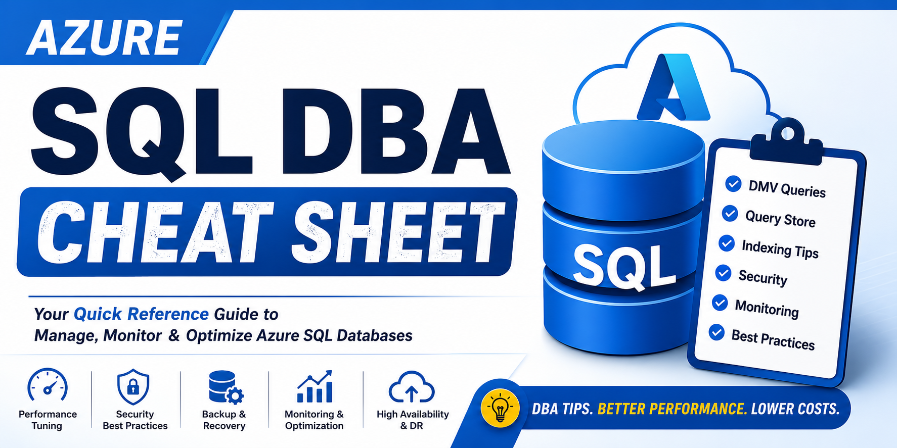 Azure SQL DBA Cheat Sheet - Technology with Vivek Johari